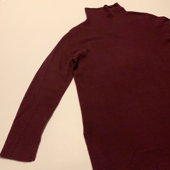 Margaret O’Leary Maroon Cashmere Tunic - Women’s Size Medium - Picture 2 of 11